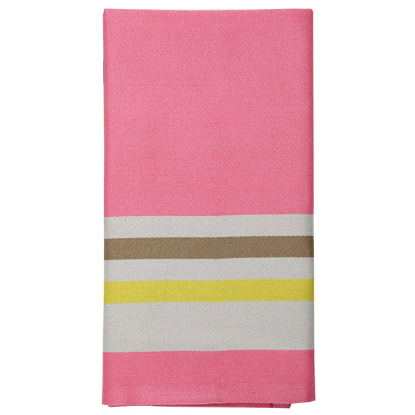 French Table Linens - Pink Stripe Napkin