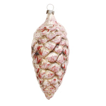 Load image into Gallery viewer, German Glass Pinecone Santa Ornament
