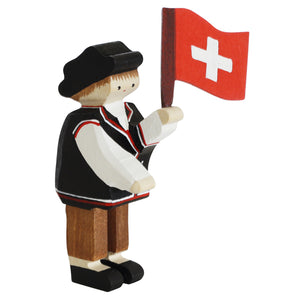 Swiss Flag Waver