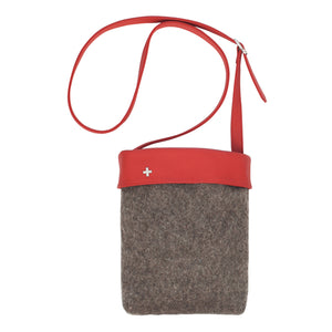 Swiss Army Blanket and Leather Messenger Bag