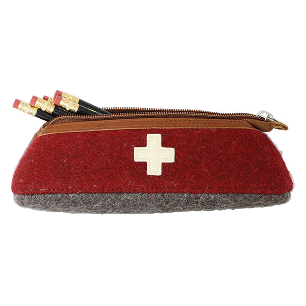 Swiss army blanket pencil case