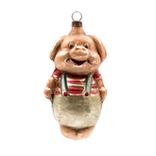 Load image into Gallery viewer, German Glass Piggy Ornament
