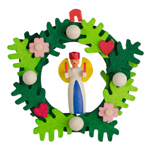 German Angel and Miner Ornaments