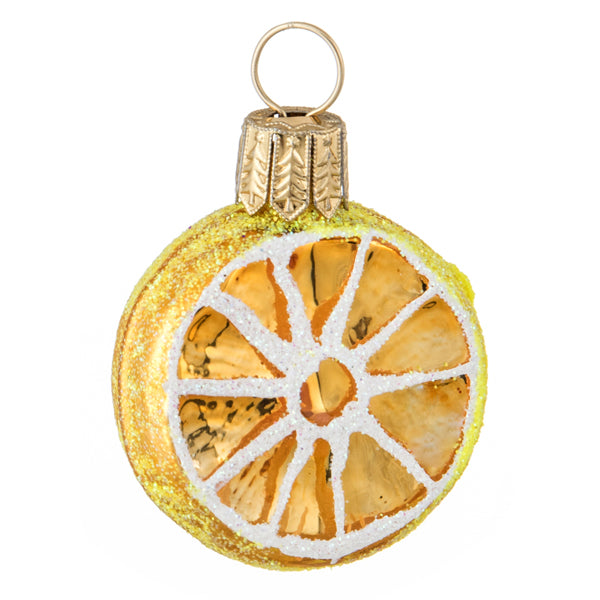 German Sugared Lemon Ornament