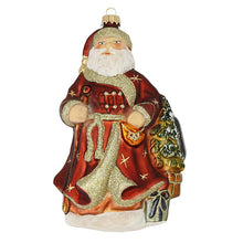 Load image into Gallery viewer, German Glass Santa with Christmas Tree
