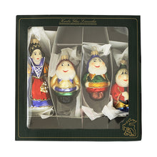 Load image into Gallery viewer, German Glass Snow White Ornament Set
