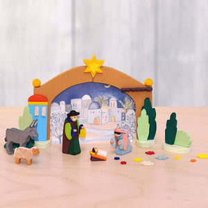 German Nativity Set - Mini