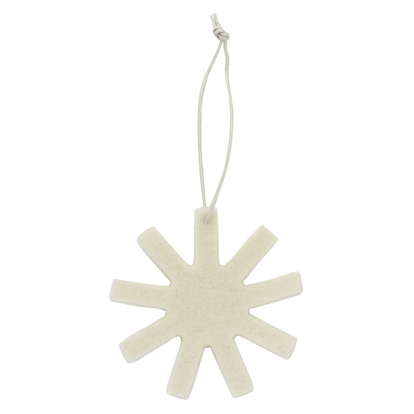 Finnish Felt Ornament Sets  –  White Snowflakes