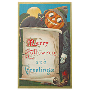 Reproduction  Holiday Postcards - Halloween